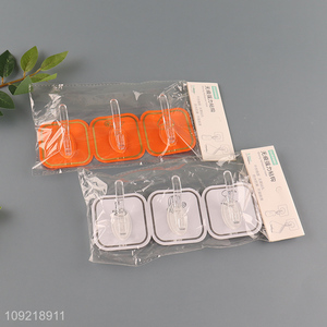 Hot products bathroom kitchen household sticky hook wall hook for sale