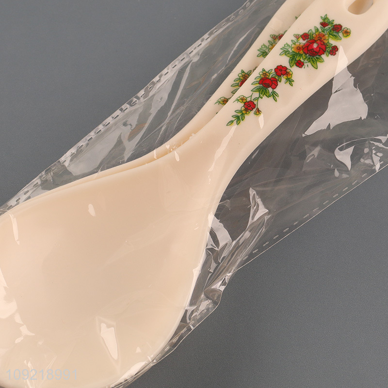 Good quality 2pcs plastic home restaurant soup ladle with long handle