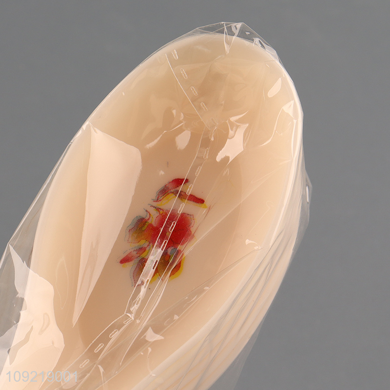 Factory supply 6pcs plastic tableware spoon cutlery spoon set for sale