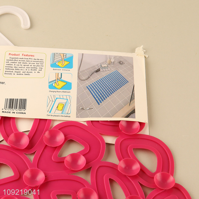 Hot selling anti-slip household bathroom protection bath mat wholesale