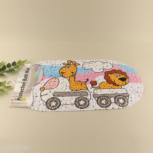 Yiwu market animal printed cartoon anti-slip protection bath mat shower mat