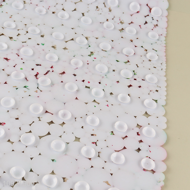 Hot products flower printed anti-slip household protection bath mat