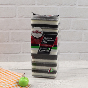 Factory Price 8PCS Cleaning Sponges Kitchen Sponge Scourers Dish Sponges