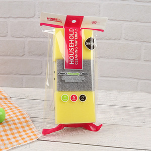 Wholesale 3PCS Heavy Duty Scrub Sponges Non-Scratch Cleaning Sponges