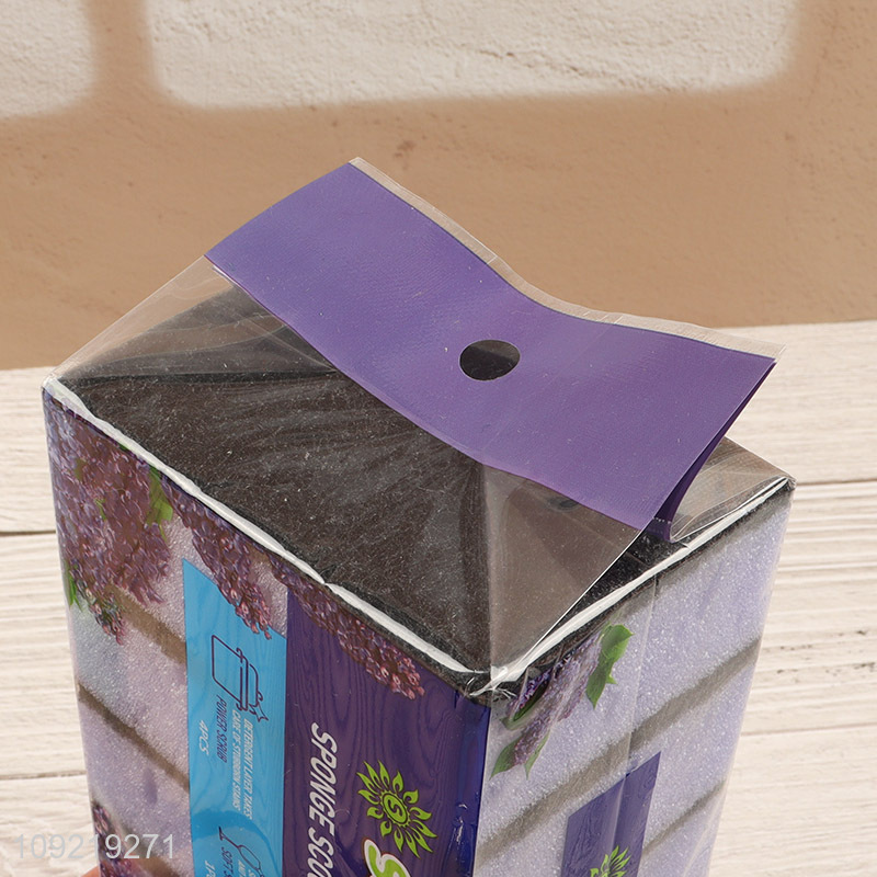 High Quality 5PCS Multi-Purpose Heavy Duty Cleaning Sponges for Kitchen