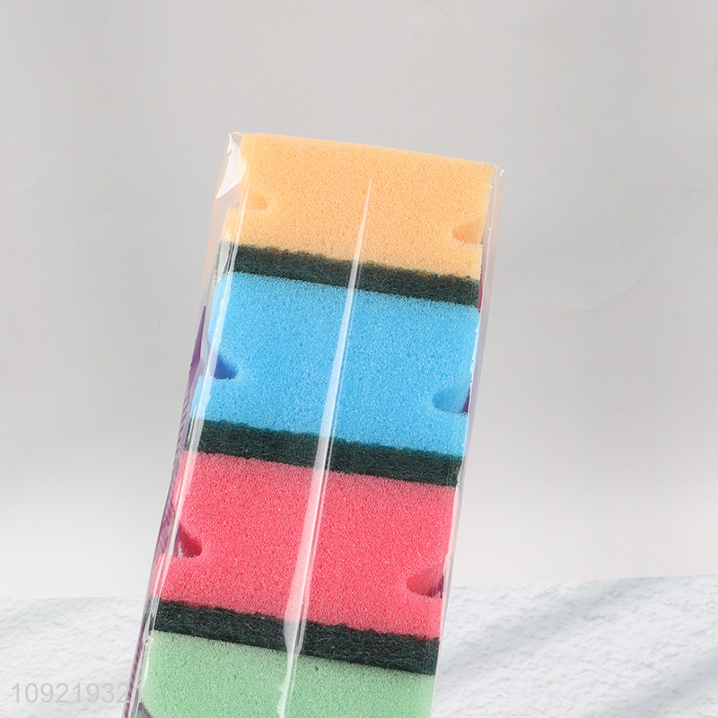 Wholesale 5PCS Kitchen Cleaning Sponges Non-Scratch Dish Cleaning Sponges