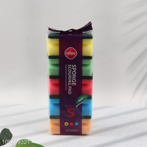 Wholesale 5PCS Kitchen Cleaning Sponges Non-Scratch Dish Cleaning Sponges