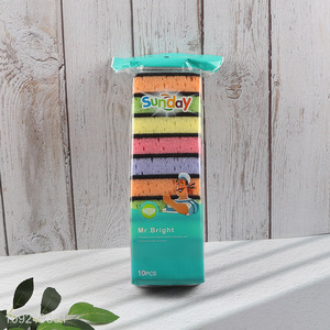 New Arrival 10PCS Heavy Duty Scrub Sponges for Kitchen Dish Cleaning