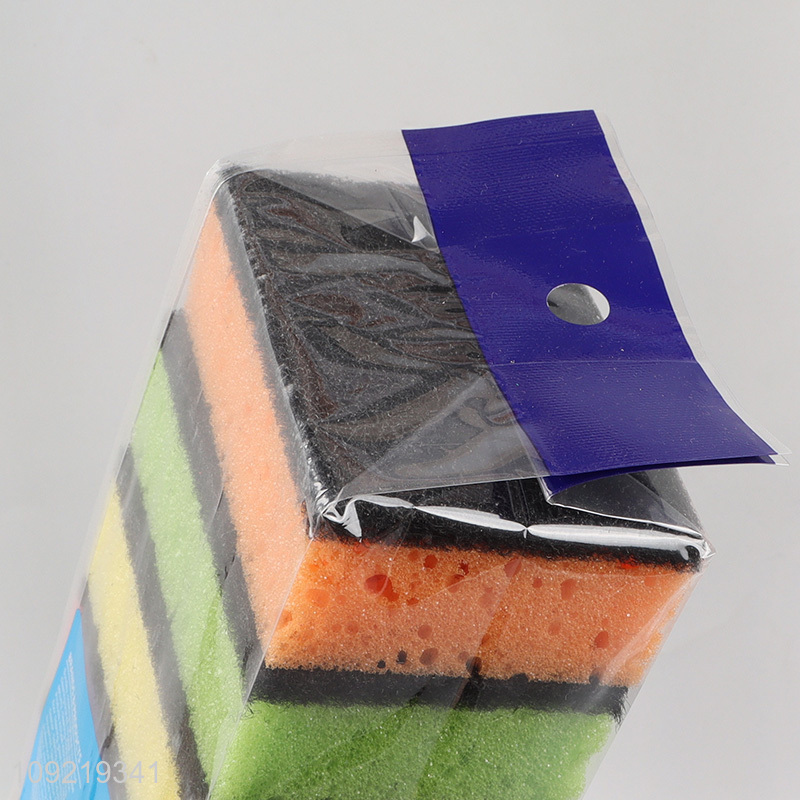 China Product 10PCS Kitchen Dishes Cleaning Sponges for Washing Pots