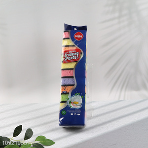 Hot Selling 12PCS Heavy Duty Scrub Sponges Non-Scratch Cleaning Sponges