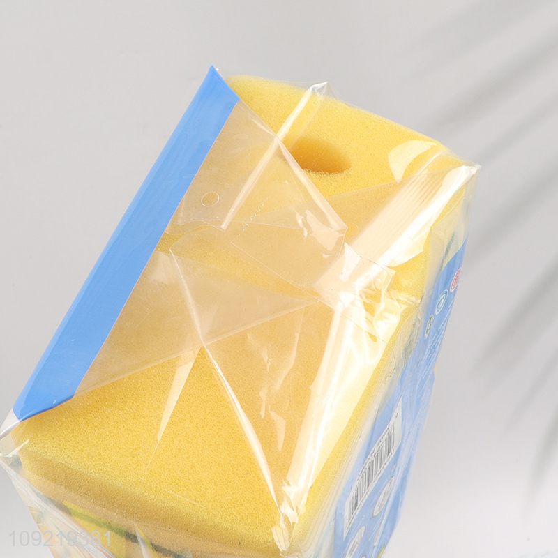 Online Wholesale 5PCS Dishwashing Sponges Kitchen Pans Cleaning Sponges