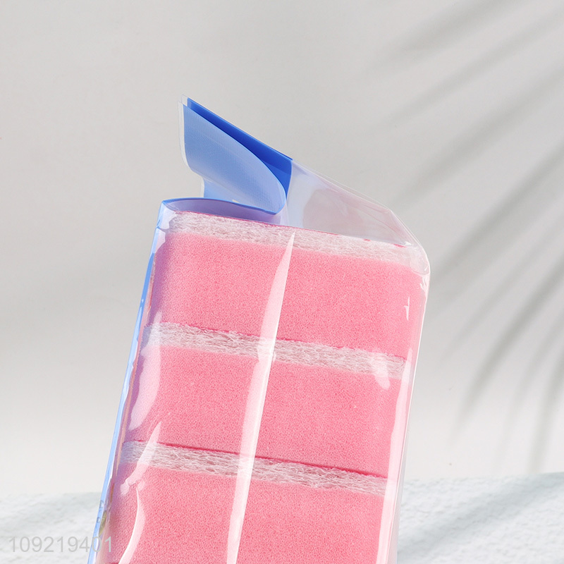 New Arrival 5PCS Heavy Duty Kitchen Sponge Scrubbers for Washing Dishes