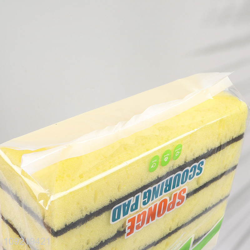 New Product 12PCS Kitchen Scrub Sponges Heavy Duty Dish Cleaning Sponges