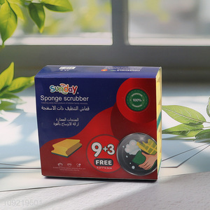 New Arrival 12PCS Heavy Duty Scrub Sponges Non-Scratch Cleaning Sponges