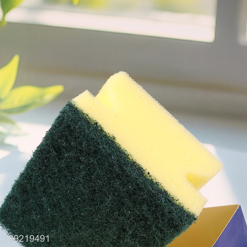 Good Quality 6PCS Non-Scratch Cleaning Sponges Scrub Sponges Dish Sponges