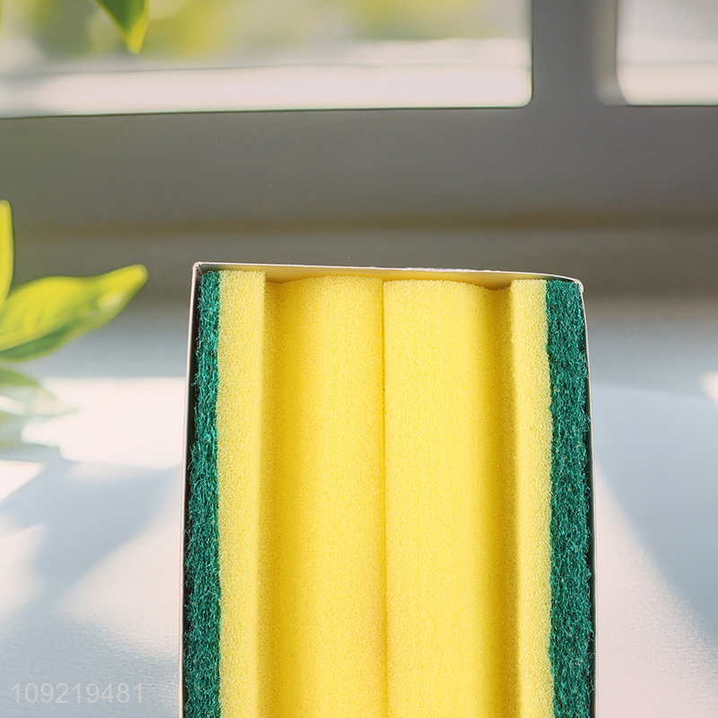 China Wholesale 4PCS Kitchen Cleaning Sponges Heavy Duty Scrub Sponges