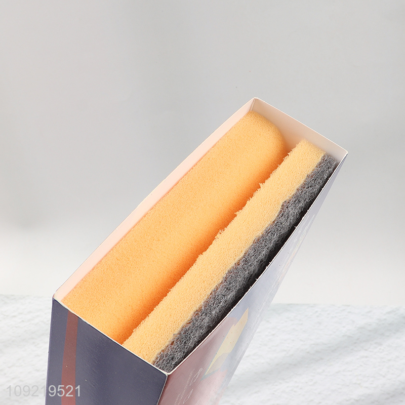 New Product 4PCS Heavy Duty Cleaning Sponges Scouring Pads for Kitchen