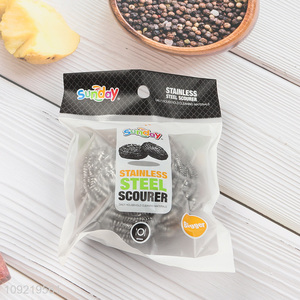 High Quality 1Pc Stainless Steel Scrubber for Cleaning Pans Stoves