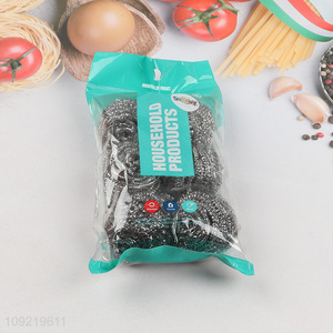 New Product 6PCS Heavy Duty Steel Wool Scrubbers Stainless Steel Scrubbers