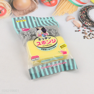 Low Price 3PCS Kitchen Cleaning Kit Cleaning Sponge Steel Scrubber Set