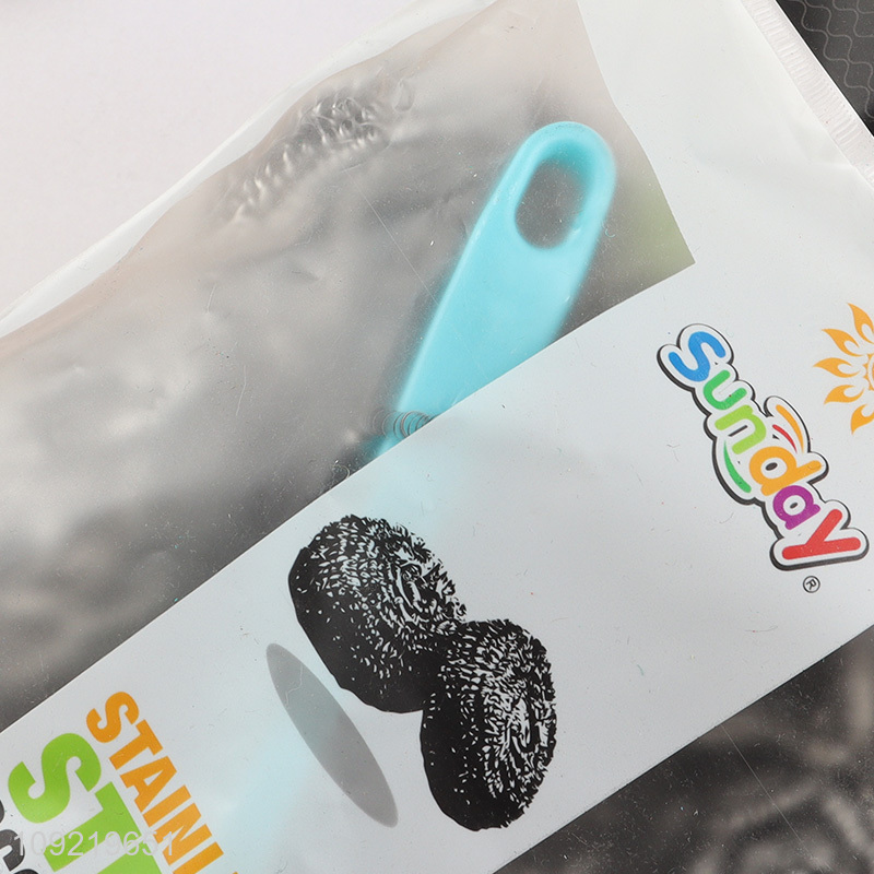 Online Wholesale 12PCS Stainless Steel Wool Scrubbers for Dishes Cleaning