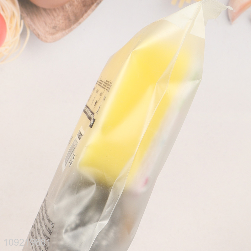 Good Quality 4PCS Kitchen Cleaning Kit Steel Wood Scrubber Dish Sponge Set