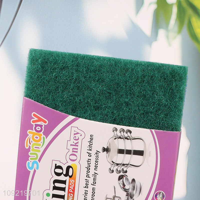 Good Quality 5PCS Multi-Purpose Heavy Duty Scouring Pads for Kitchen