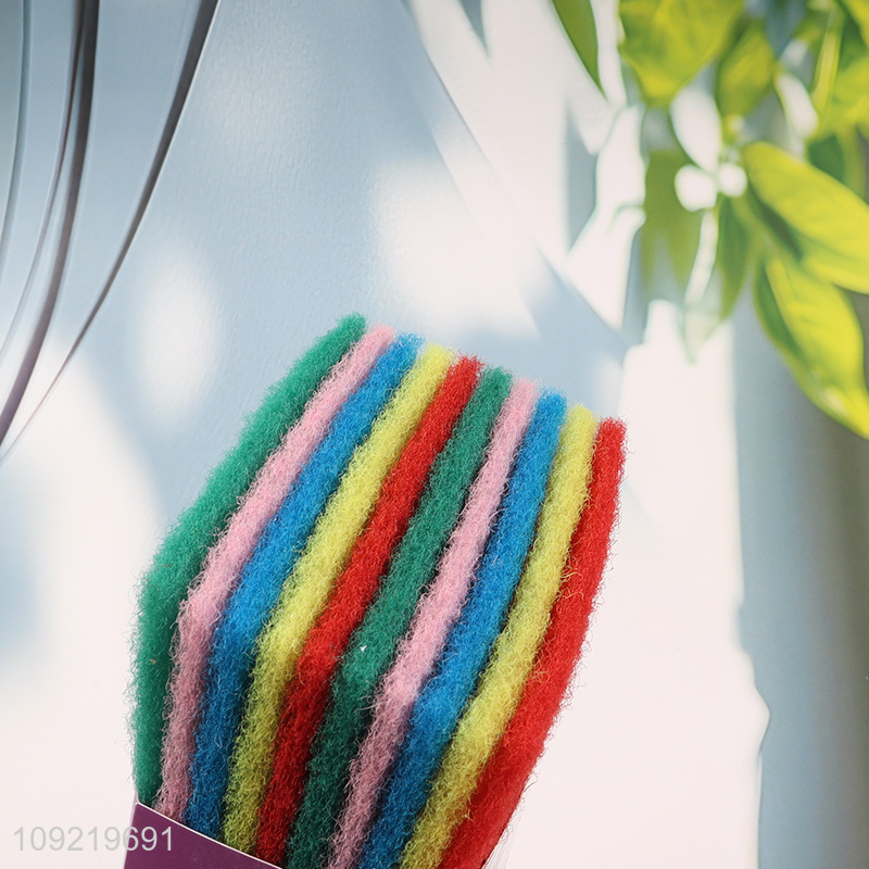 High Quality 10PCS Heavy Duty Scouring Pads Kitchen Dishes Scrubbers