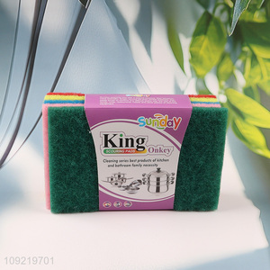Good Quality 5PCS Multi-Purpose Heavy Duty Scouring Pads for Kitchen