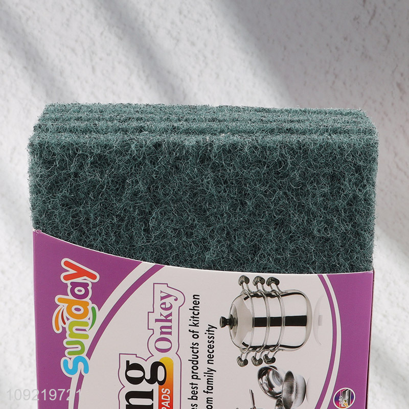 Good Quality 5PCS Heavy Duty Scouring Pads Non-Scratch Scrub Pads