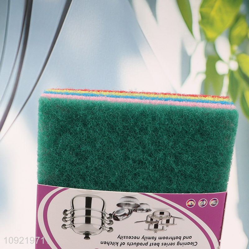 Online Wholesale 5PCS Heavy Duty Scouring Pads Kitchen Cleaning Tools