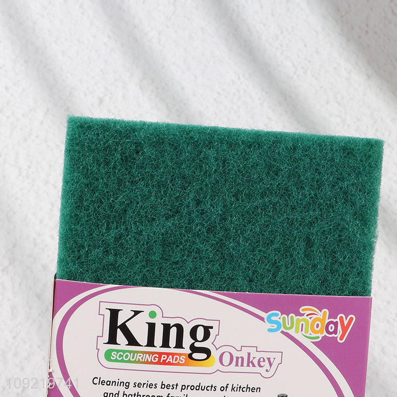 China Imports 5PCS Non-Scratch Scouring Pads Multipurpose Scrub Pads