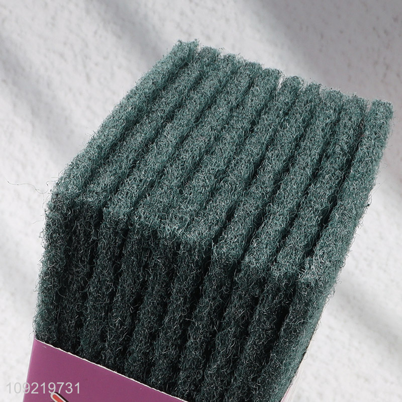 China Wholesale 10PCS Heavy Duty Scouring Pads for Washing Dishes Pots
