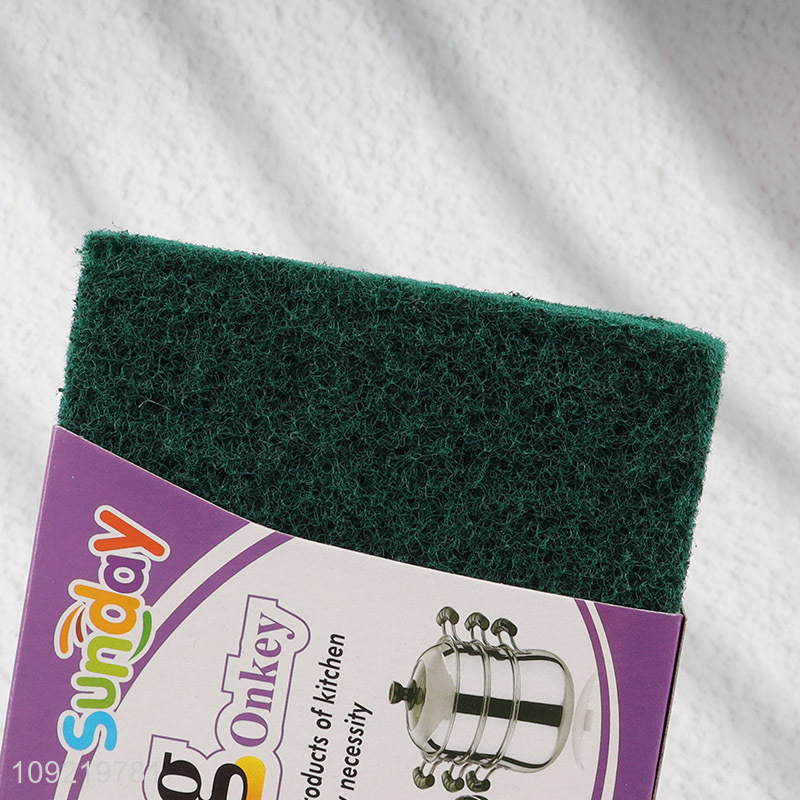 Factory Price 10PCS Heavy Duty Non-Scratch Scouring Pads Scrubbing Pads