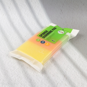 Wholesale 3PCS Heavy Duty Scrub Sponges Non-Scratch Kithchen Cleaning Sponges