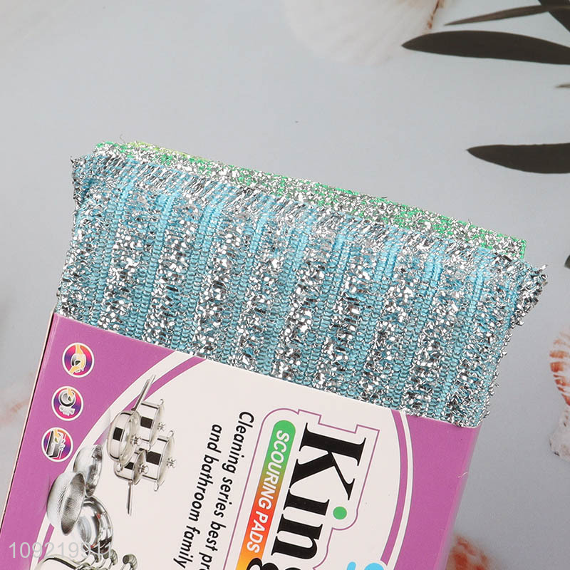 Hot Selling 3PCS Heavy Duty Kitchen Sponge Scrubbers for Washing Dishes