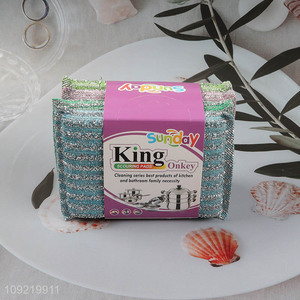 Hot Selling 3PCS Heavy Duty Kitchen Sponge Scrubbers for Washing Dishes