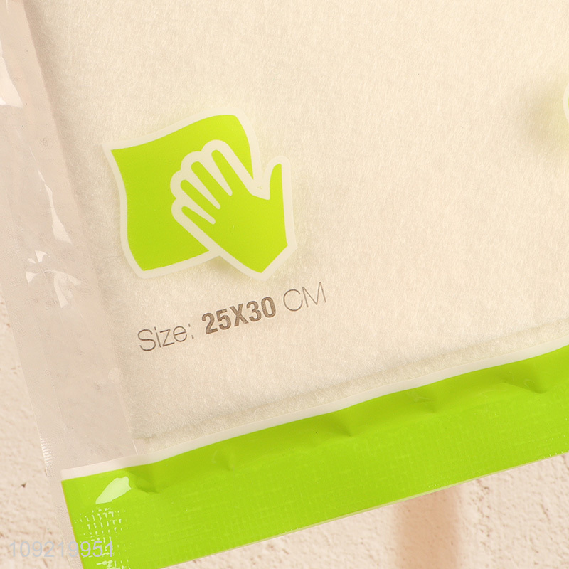 High Quality 3PCS Bamboo Fiber Cleaning Cloths Magic Cleaning Towels