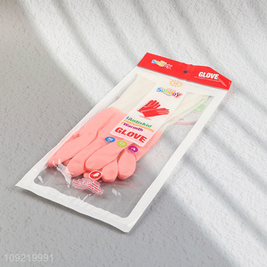 Hot Selling Household Cleaning Gloves PVC Waterproof Cleaning Gloves