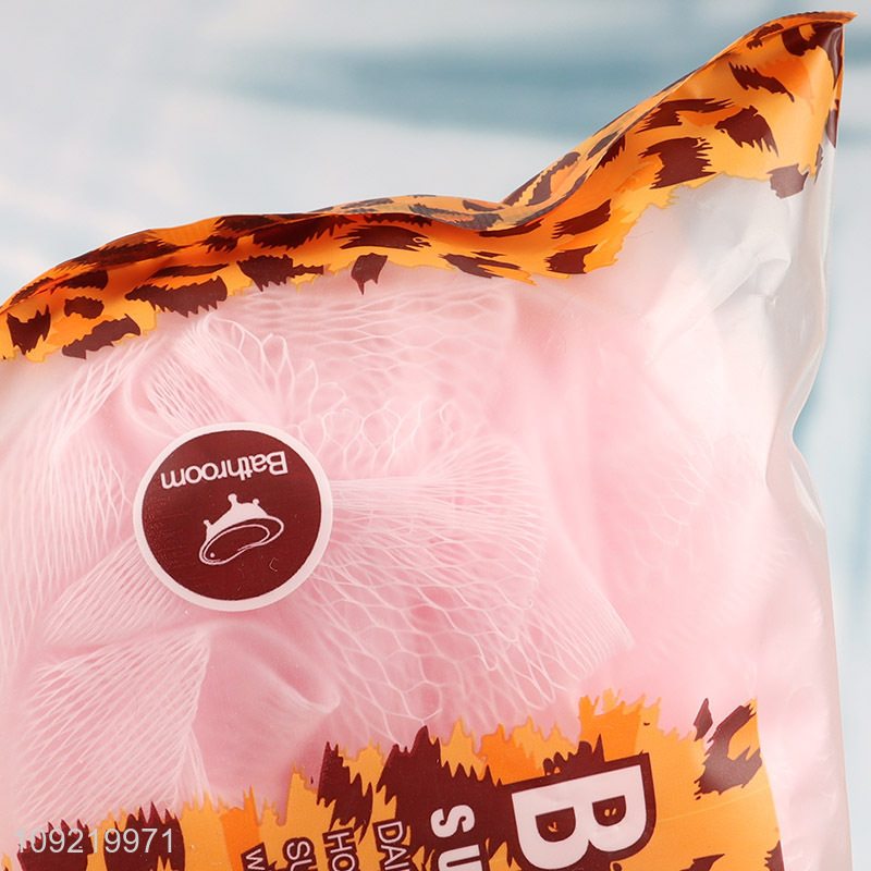 China Wholesale Bath Loofah Sponge Exfoliating Shower Body Scrubber