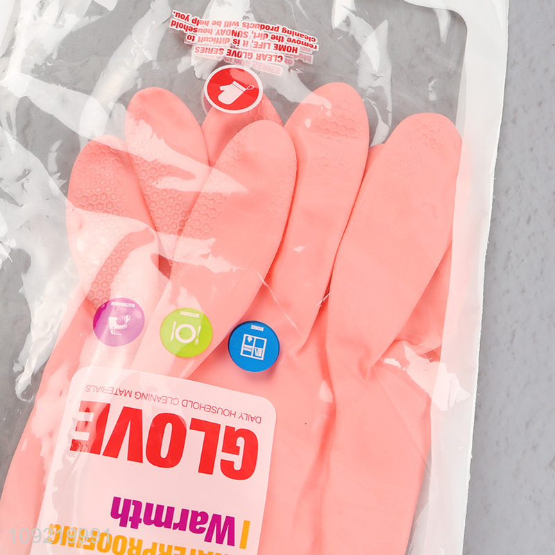 Hot Selling Household Cleaning Gloves PVC Waterproof Cleaning Gloves