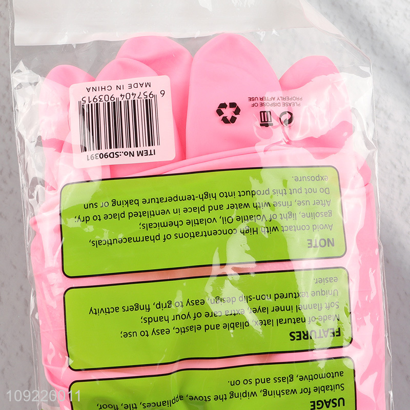 Low Price Household Gloves Waterproof Reusable Kitchen Dishwashing Gloves