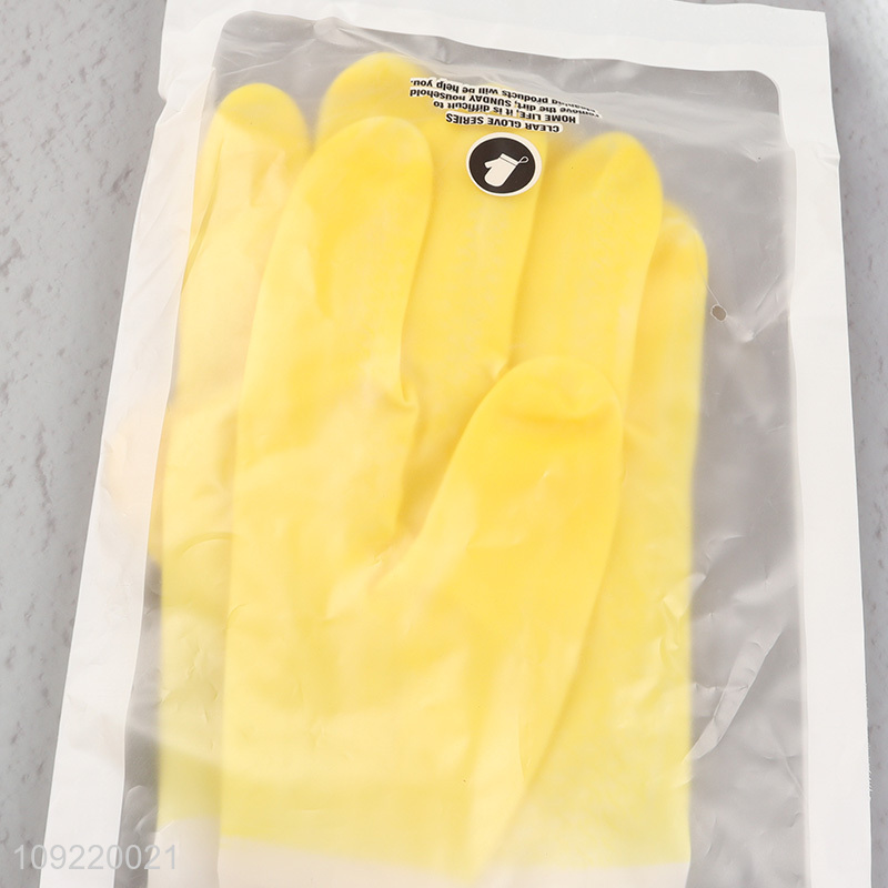 High Quality PVC Silicone Dishwashing Gloves Reusable Kitchen Gloves