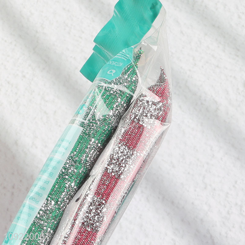 Factory Price 2PCS Kitchen Scrub Sponges Pots Dishes Cleaning Sponges