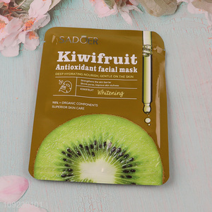 Yiwu market facial care kiwi fruits antioxidant facial mask for sale