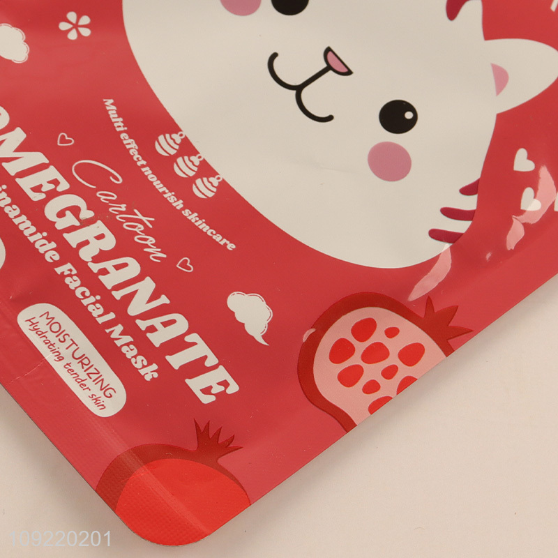 Low price adult pomegranate nicotinamide hyalurtonic acid whitening moisturizing hyalurtonic acid