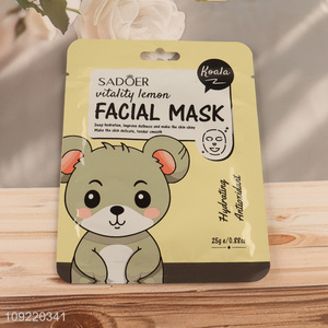 Top products lemon deep hydrating whitening skin care facial mask for sale