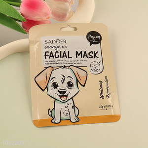 Low price adult orange vc deep hydrating moisturizing facial mask for sale