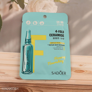 Top selling adult repair skin barrier facial mask ampoule facial mask