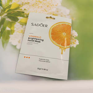 Top selling adult vitamin c brightening facial mask facial care wholesale